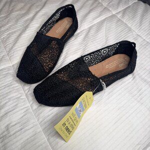 TOMS Alpargata CloudBound Moroccan Crochet Black W9